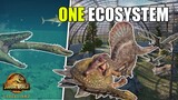 Putting 200+ Dinosaurs to Fight inside ONE Giant ECOSYSTEM in Jurassic World Evolution 2