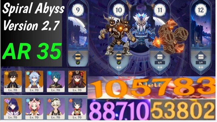 Spiral Abyss Floor 12 AR 35 | Genshin Impact