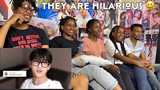 Africans react to Kpop idols once said… with their friends for the first time!