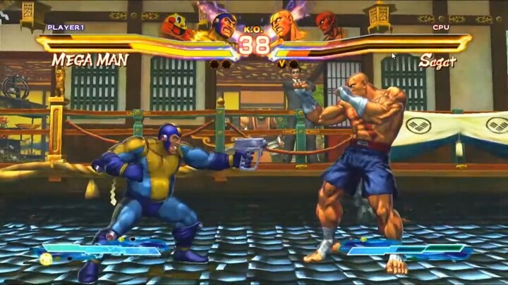 Street Fighter vs Tekken _ Pacman & Mega Man vs Sagat & Dhalsim