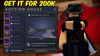 Get The NEW AUCTION GUN For The CHEAPEST PRICE In Roblox Wild West..