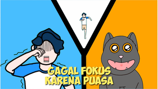 Gagal Fokus Karena Puasa | Gogo's Toon