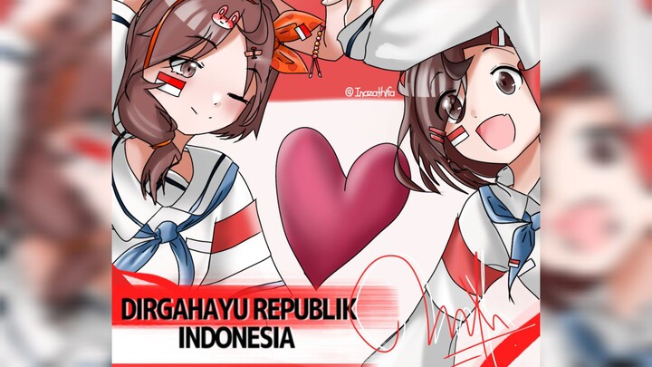 Drawing Tania & Mina agustusan [ drawing my oc ] PART 2