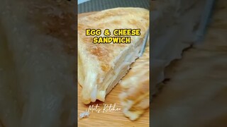 Egg and Cheese Sandwich #shorts #easyrecipe