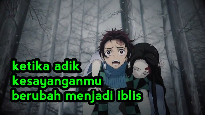 Tanjiro vs Giyu - kakak ini tidak menyerah menyadarkan adiknya | NAR-AMV