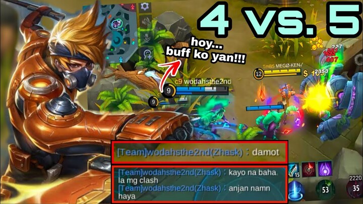 Na-agaw ko ang Buff ni Zhask at naging TOXIC sya 4 vs 5 | Hayabusa Gameplay Overfarming