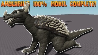 THE ANGUIRIUS REMAKE MODEL IS DONE! | Roblox Kaiju Universe