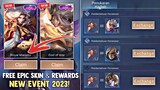 NEW SURPRISE BOX EVENT 2023! EXCHANGE FREE COLLECTOR SKIN AND EPIC SKIN! FREE SKIN! MOBILE LEGENDS