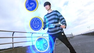 [Special Effect Transformation] Kamen Rider OOO "Water Combination"!