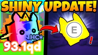 *NEW* SHINY PETS UPDATE - INSANE CROWNED PETS, SIGNED PETS & MORE! In Pet Simulator X!