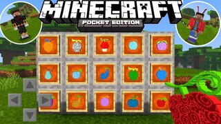 แจก+รีวิวแอดออนวันพีชโครตเจ๋ง!!เพิ่มผลปีศาจมา15ผลโครตเยอะ!! Minecraft pe 1.16.201 ONEPIECE V2