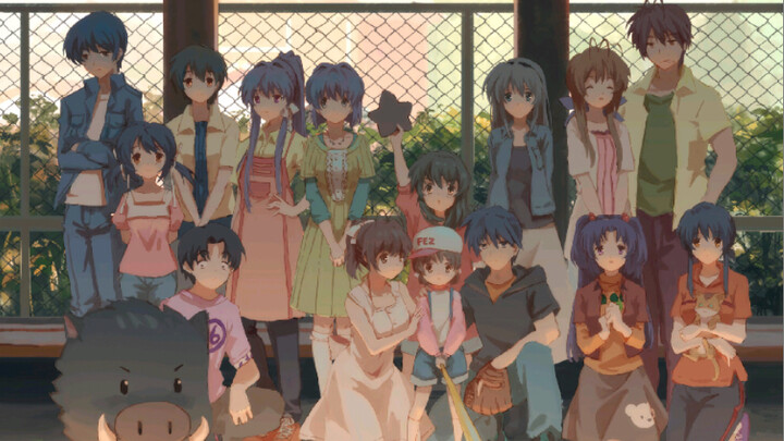 "Clannad group portrait/tear jerking" even though we have nothing in our hands