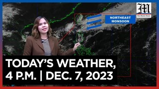 Today's Weather, 4 P.M. | Dec. 7, 2023
