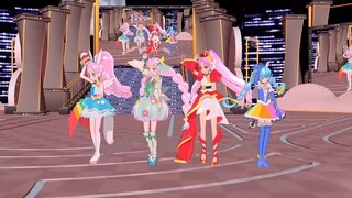 【MMDプリキュア】キュアパルフェ・キュアフェリーチェ・キュアスカーレット・キュアコスモでチョコレート・トレイン