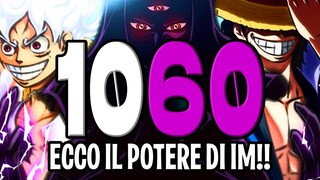 ONE PIECE 1060: RIVELATO IL VERO POTERE DI IM-SAMA!! IL VERO SOGNO DI LUFFY INVECE NO…