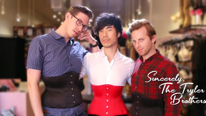 [Experiment] So Refreshing! Three Muscular Guys Challenge a 72-Hour Corset-Wearing Streak in Their D
