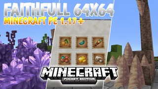 FAITFULL MCPE 64X64 RINGAN+TERBARU UNTUK MCPE 1.17+ ! Cocok untuk survival kalian, Ringan dipakai