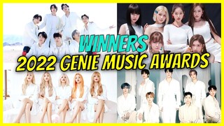 2022 Genie Music Awards WINNERS