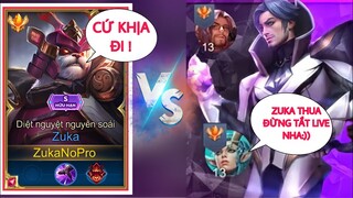 TOP 1 ZUKA ĐỤNG ĐỘ TOP 1 FLORENTINO TRÊN LIVESTREAM - CÁI GIÁ CHO KẺ THÍCH CÀ KHỊA !