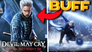 DEVS TROLLING??? EJ Vergil BUFFED like Crazyyyy!! (Devil May Cry: Peak of Combat)