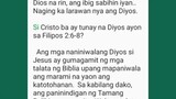 Si Cristo ba ay tunay na Diyos ayon sa Filipos 2:6-8?