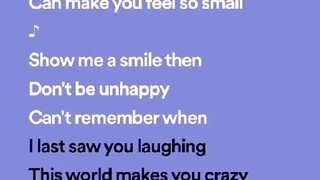 True Colors with lyrics