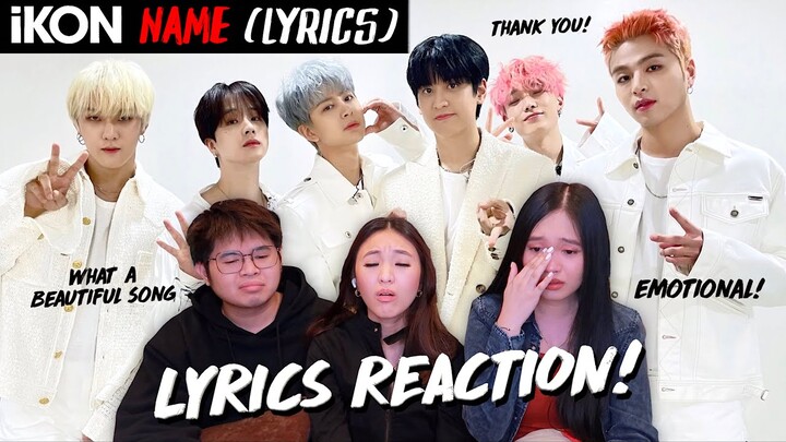 iKON 아이콘 - 그대 이름 (NAME) LYRICS REACTION 😭😭😭 | DEE SIBS REACT