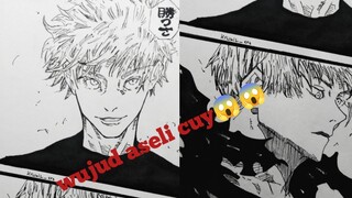 wujud aseli sebelum jadi kiko😱😱 | speed drawing gojo Satoru dari anime jujutsu kaisen