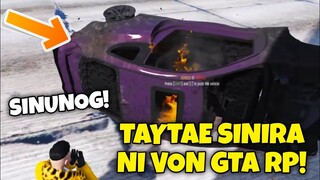 Von Sinunog/Sinira Ang Tayta Ni Johna Sa Gta RP! *Raprap YT