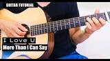 Hướng dẫn: More Than I Can Say (Sayer, Leo ) Guitar Solo Tutorial (Free TAB )