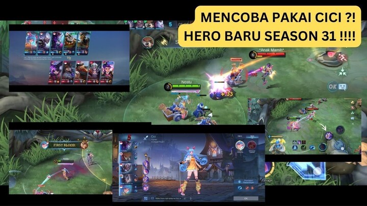 MENCOBA PAKAI CICI ?! HERO BARU SEASON 31 !!!!