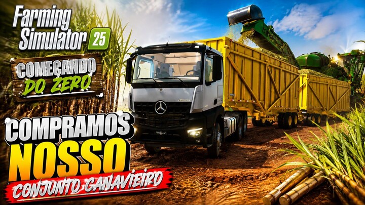 COMEÇANDO DO ZERO 2 DIA DA SAFRA DA CANA FARMING SIMULATOR 25