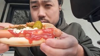 ASMR FIREPIT HOT DOGS 🔥🕳️🌭 - EATING SOUNDS