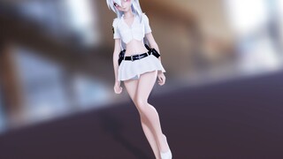 [Pure White MMD] เจ้าหน้าที่ กรุณาถอดรองเท้าส้นสูงก่อนเต้น เท้าจะชา