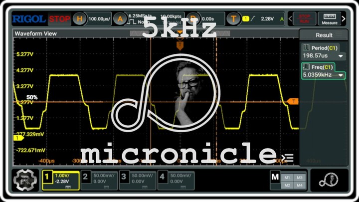 My First Home Built Oscillator Circuit 5kHz Tone using LM324 Op'Amp. (Ouch is that You!!)?