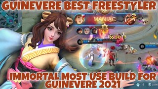 IMMORTAL MOST USE ITEM FOR GUINEVERE - MANIAC - 18KILLS - SAKURA WISHES - MOBILE LEGENDS