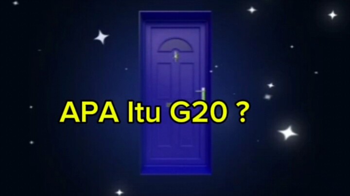 SEKARANG KITA BELAJAR TENTANG G 20