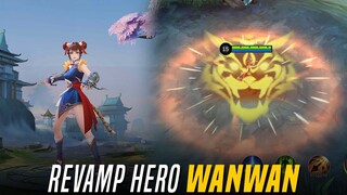 【REVAMP】NEW WANWAN REVAMP Short Gameplay | Mobile Legends: Bang Bang