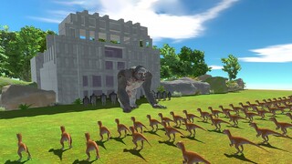 KING LOU Protect Ancient Temple - Animal Revolt Battle Simulator