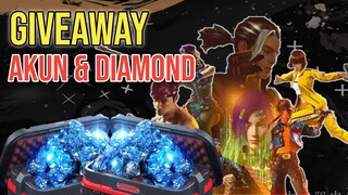 GIVEAWAY AKUN FF & DIAMOND FF