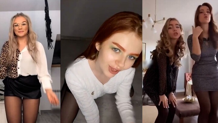 รวมสาวสวยใส่ถุงน่องจาก TikTok 1
