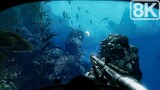 Atlantic Ocean / South America (Underwater Operation) Call of Duty Ghosts - 8K