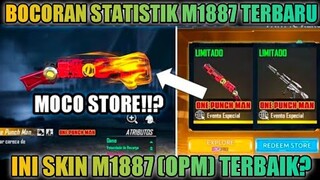 BOCORAN STATISTIK M1887 ONE PUNCH MAN(NO HOAX) -FREE FIRE INDONESIA