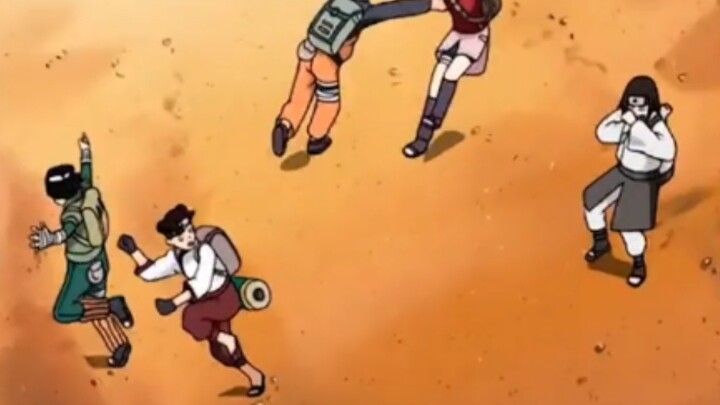 The Hokage ran with Kakashi on his back and still came in second place.