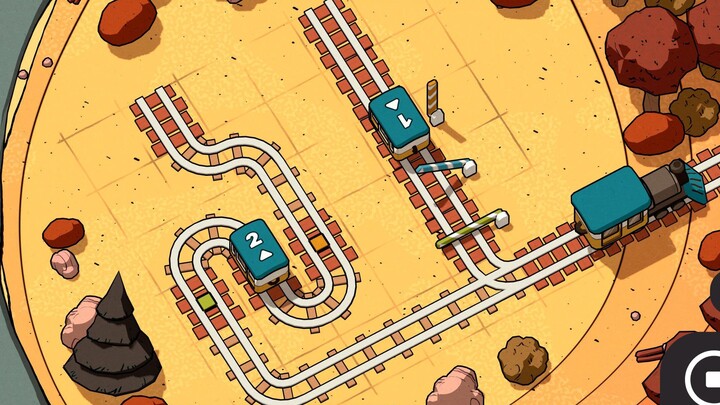 温馨可爱的轨道解谜游戏《轨道连结》（Railbound）