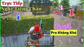 PUBG Mobile | ViDeo Trực Tiếp Nghe Nhiều Tiếng Chân SOLO Squad 1 vs 4 - Giúp Bạn Trở Thành Cao Thủ