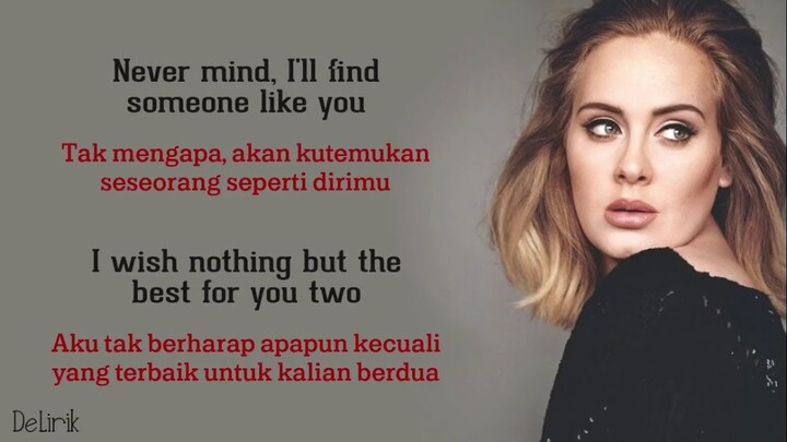 Someone Like You - Adele [Charlie Puth & Emily Luther Cover] - Lirik video dan terjemahan