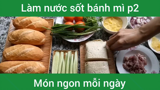 Làm nước sốt bánh mì p2