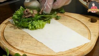PHỞ CUỐN – Ăn thì ngon mà làm thì vừa nhanh vừa dễ _ Cùng Cháu Vào Bếp