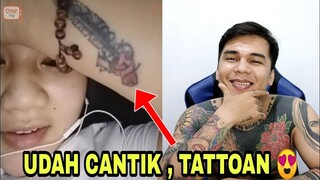 Wah gak nyangka cewek Jawa Timur ini banyak tattonya juga || Prank Ome TV